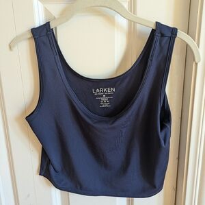 The Marine Larken X, Navy Blue, nursing & hands-free pumping bra